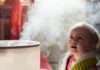Baby And Humidifier